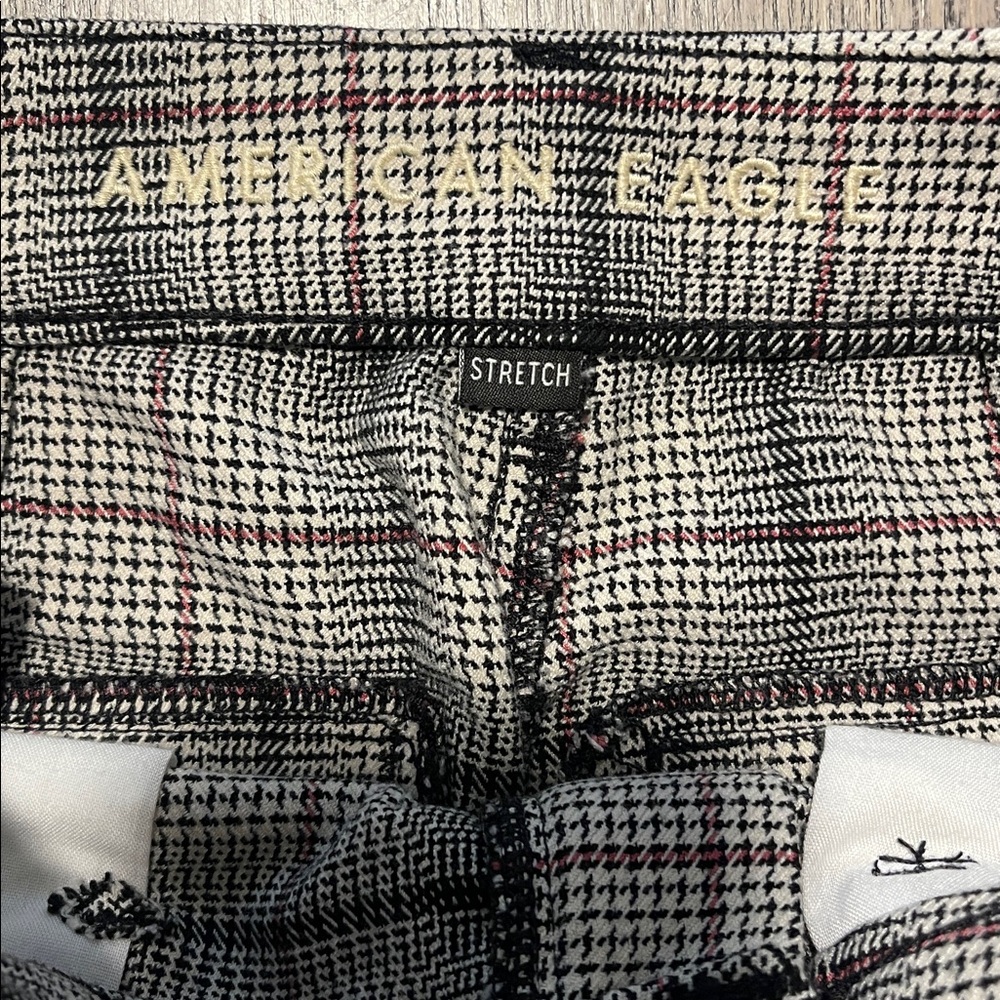 American Eagle Outfitters Plaid Straight Leg Pants‎ Size 2 - Picture 6 of 8